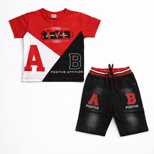 Boys Half Sleeve Suit - kids clothing by New Outfit Pakistan - image 3