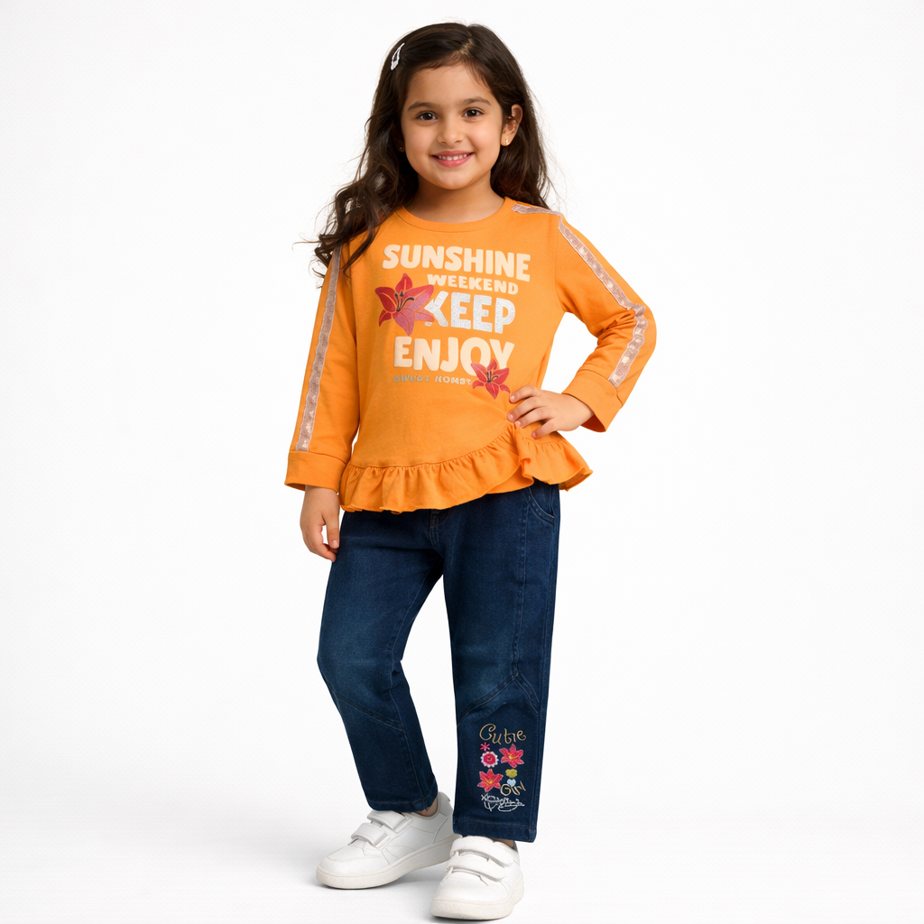 Girl Full Sleeve Suit (JB 5064)