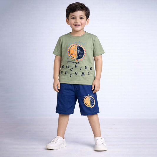 Boys Half Sleeve Suit - kids clothing by New Outfit Pakistan - image 3
