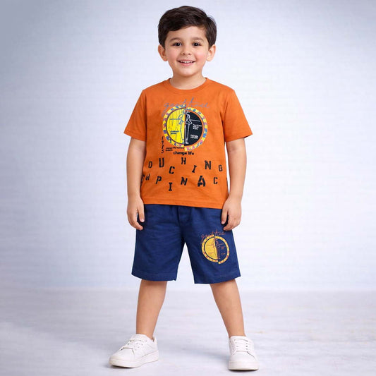Boys Half Sleeve Suit - kids clothing by New Outfit Pakistan