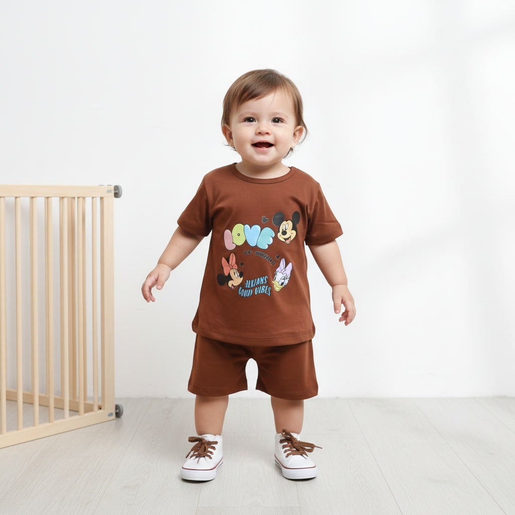 Baby Girls T-Shirt & Shorts Set – Fun Friends