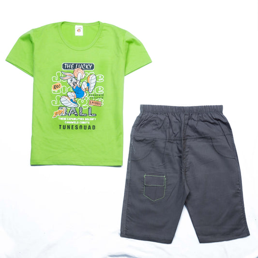Boys Half Sleeves 2 Piece Suit | Fun & Comfortable Summer Wear