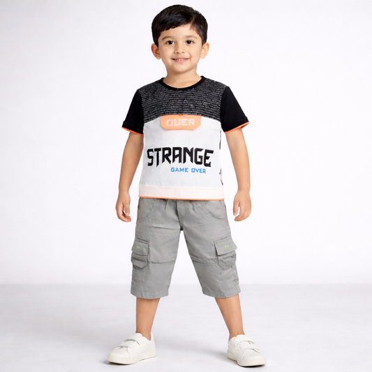 Boys Half Sleeve Suit - kids clothing by New Outfit Pakistan - image 3