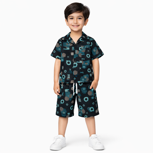 Boys half Sleeve Suit - kids clothing by New Outfit Pakistan - image 3