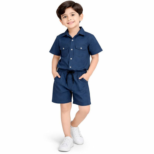 Boys Half Sleeve Suit - kids clothing by New Outfit Pakistan