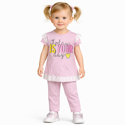 Girls Half Sleeve - kids clothing by New Outfit Pakistan - image 3