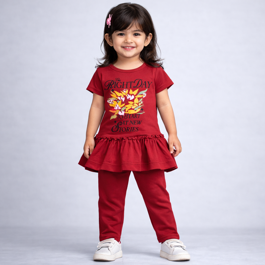 Girls Half Sleeve - kids clothing by New Outfit Pakistan - image 3
