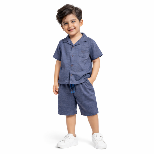 Boys Half Sleeve Suit - kids clothing by New Outfit Pakistan