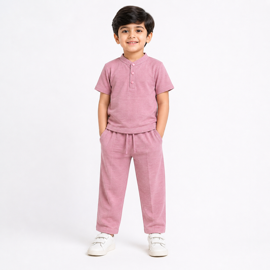 Kids Brown Casual Summer Co-Ord Set for Boys - kids clothing by New Outfit Pakistan - image 3