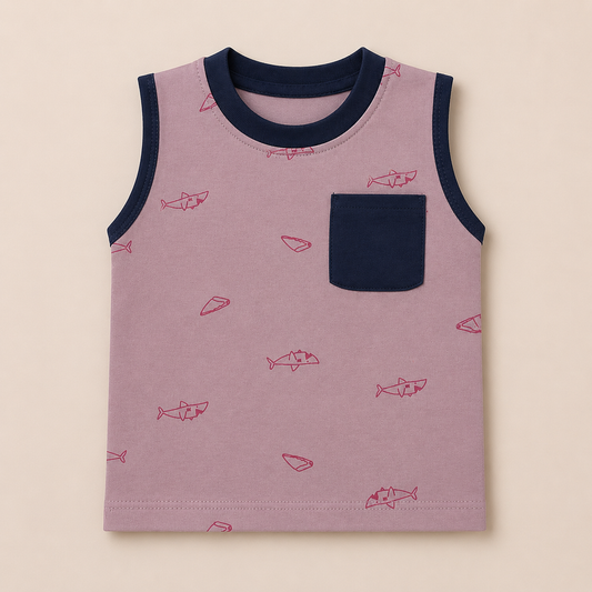 Boys Sando T-Shirt - kids clothing by New Outfit Pakistan - image 3