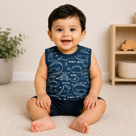 Boys Sando T-Shirt - kids clothing by New Outfit Pakistan - image 3