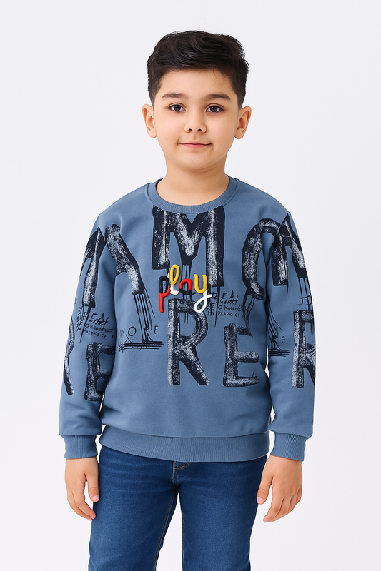Boys Full Sleeve Sweat Shirt - kids clothing by New Outfit Pakistan - image 3