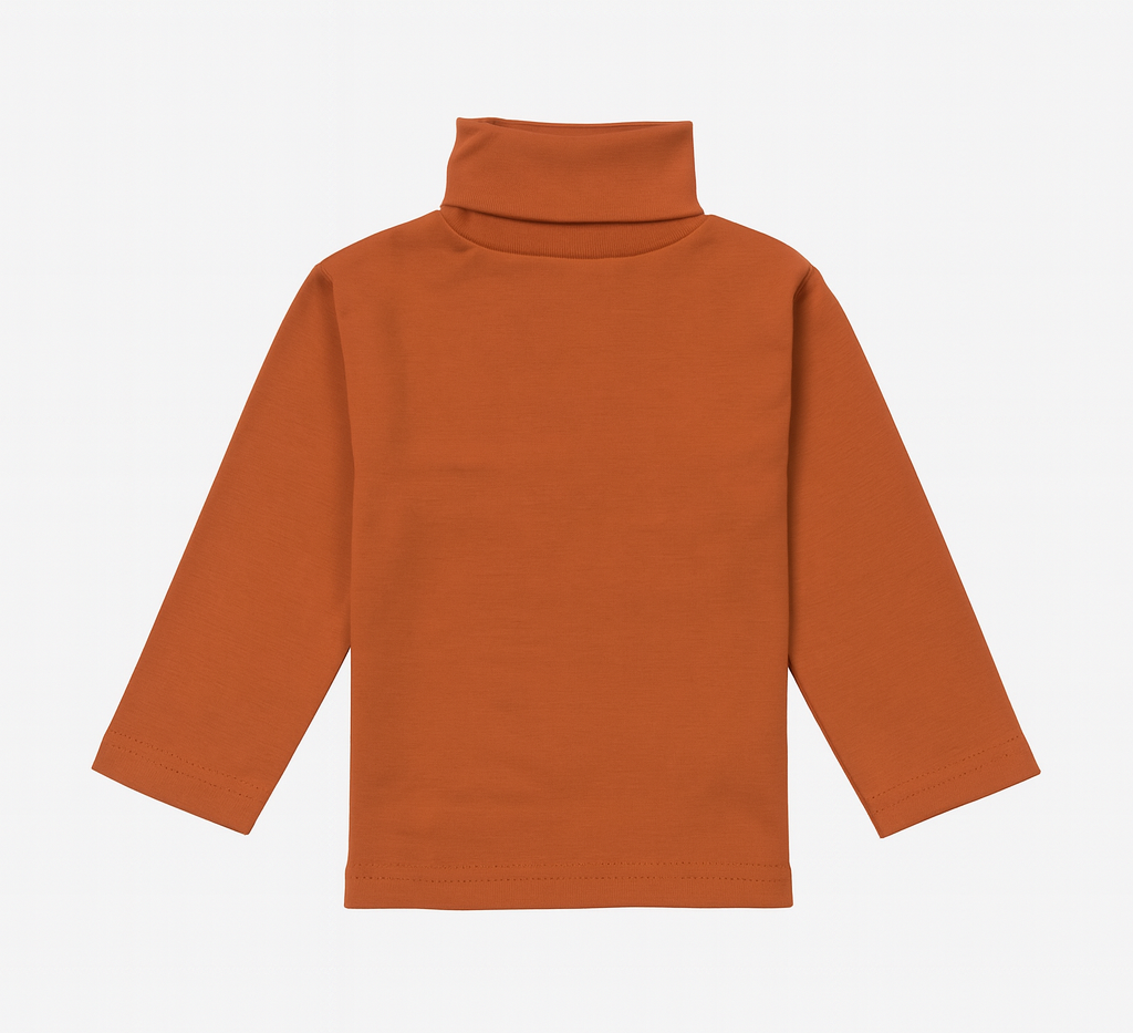 Unisex High-NeckSweater (Brown)