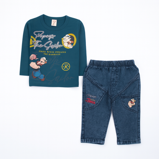 Boy Full Sleeve Pre Winter Suit - kids clothing by New Outfit Pakistan - image 3