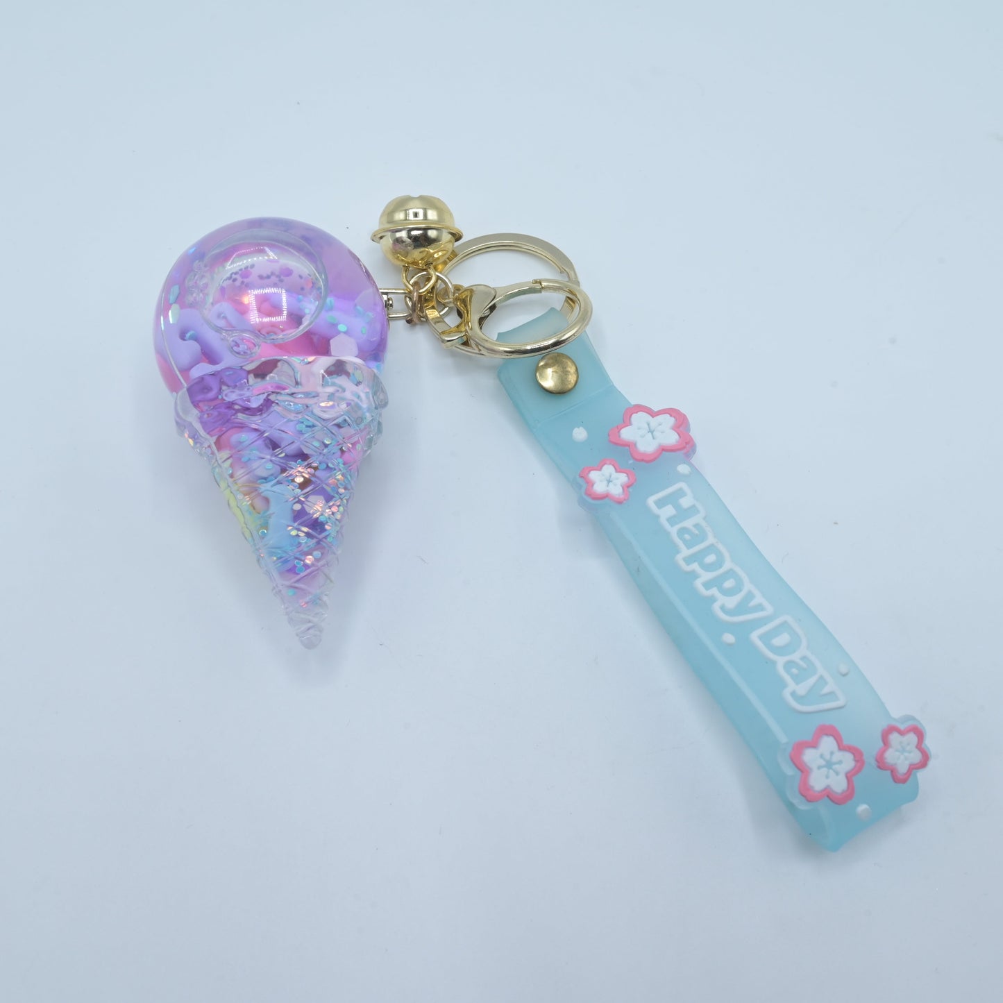 'Happy Day' Ice Cream Resin Keychain (011)