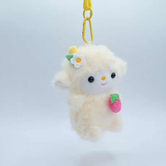 Fluffy Bear Plush Keychain - kids clothing by New Outfit Pakistan