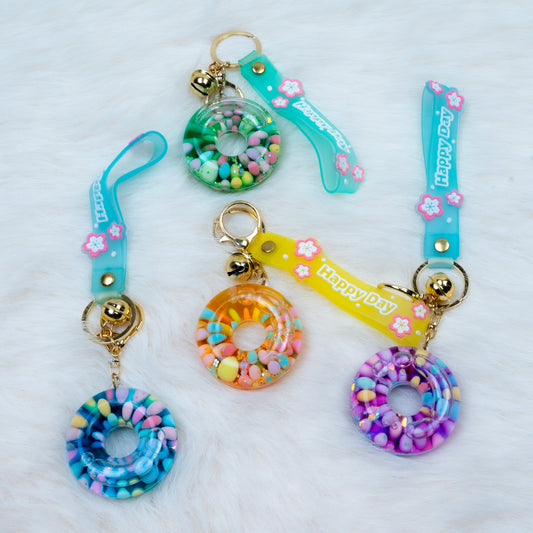 'Happy Day' Sweet Donut Resin Keychain - kids clothing by New Outfit Pakistan