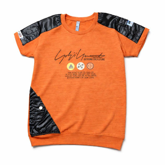Boys Half Sleeves T-Shirt (6181) soft jersey - kids clothing by New Outfit Pakistan - image 3
