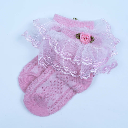 Ruffled Baby Booties (Socks) - kids clothing by New Outfit Pakistan
