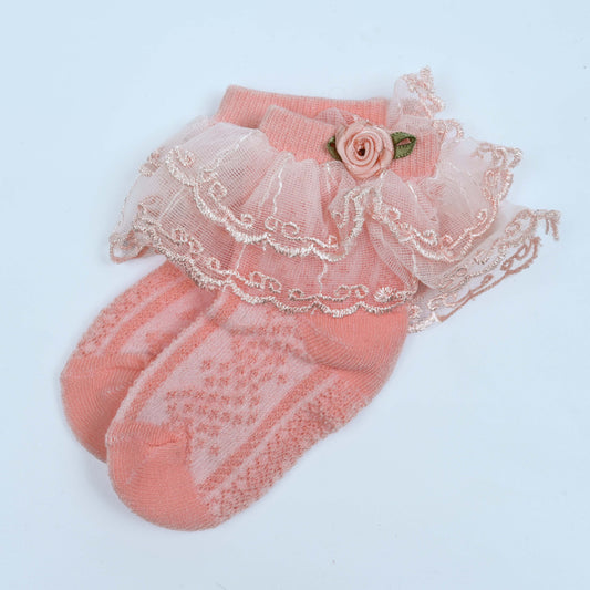 Ruffled Baby Booties (Socks) - kids clothing by New Outfit Pakistan - image 3