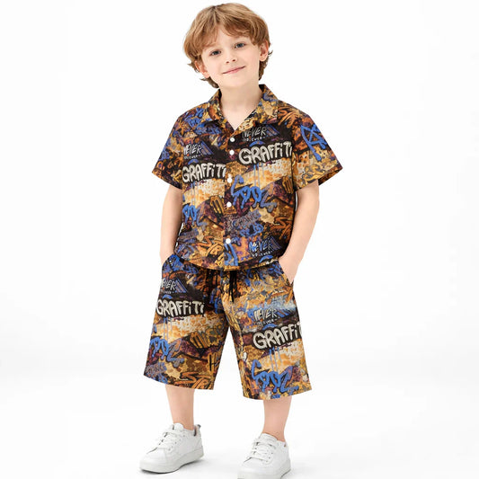 Boys Half Sleeve Suit - kids clothing by New Outfit Pakistan