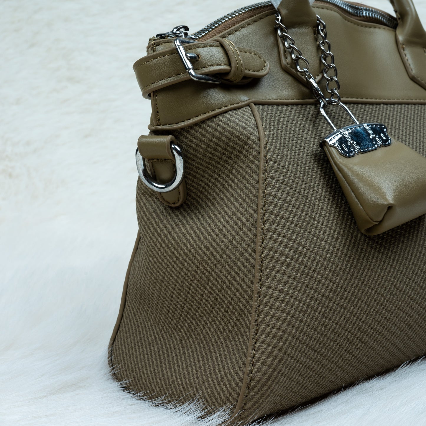 Women Shoulder Bag (Dark Green)