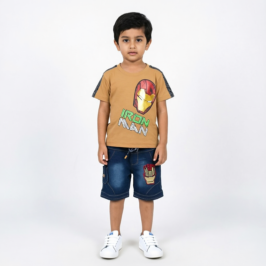 Boys Half Sleeve Suit - kids clothing by New Outfit Pakistan