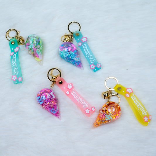 'Happy Day' Ice Cream Resin Keychain - kids clothing by New Outfit Pakistan