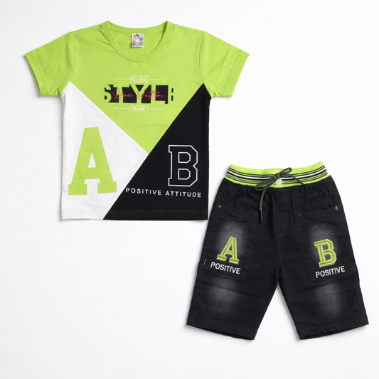 Boys Half Sleeve Suit - kids clothing by New Outfit Pakistan