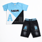 Boys Half Sleeve Suit - kids clothing by New Outfit Pakistan - image 2