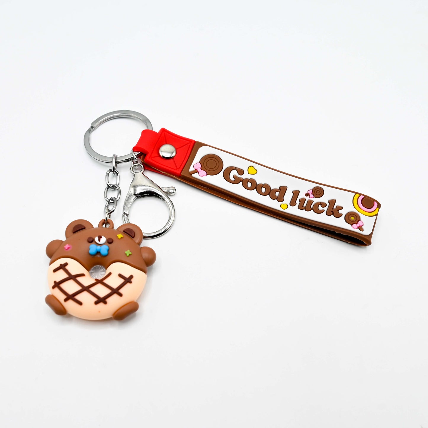 Cute Elephant Keychain with Rubber Strap (JB-04)