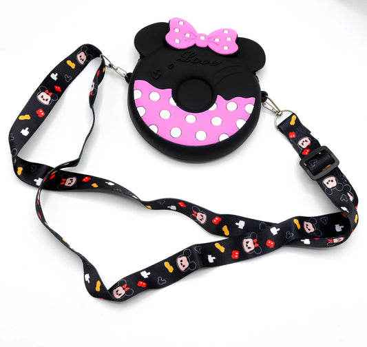 Cute Cartoon Silicone Sling Bag for Kids & Girls (JB-03)