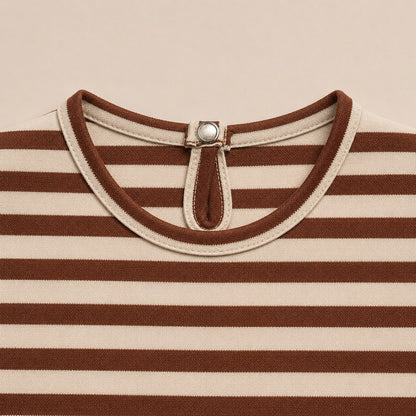 Baby Striped Co-Ord Set – Soft China Imported Fabric | 0-3 Months ( Unisex)