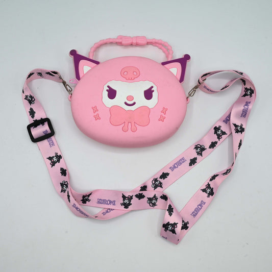 Cute Cartoon Silicone Sling Bag for Kids & Girls (JB-02)