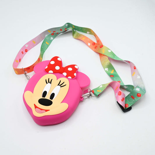 Cute Cartoon Silicone Sling Bag for Kids & Girls - kids clothing by New Outfit Pakistan - image 3