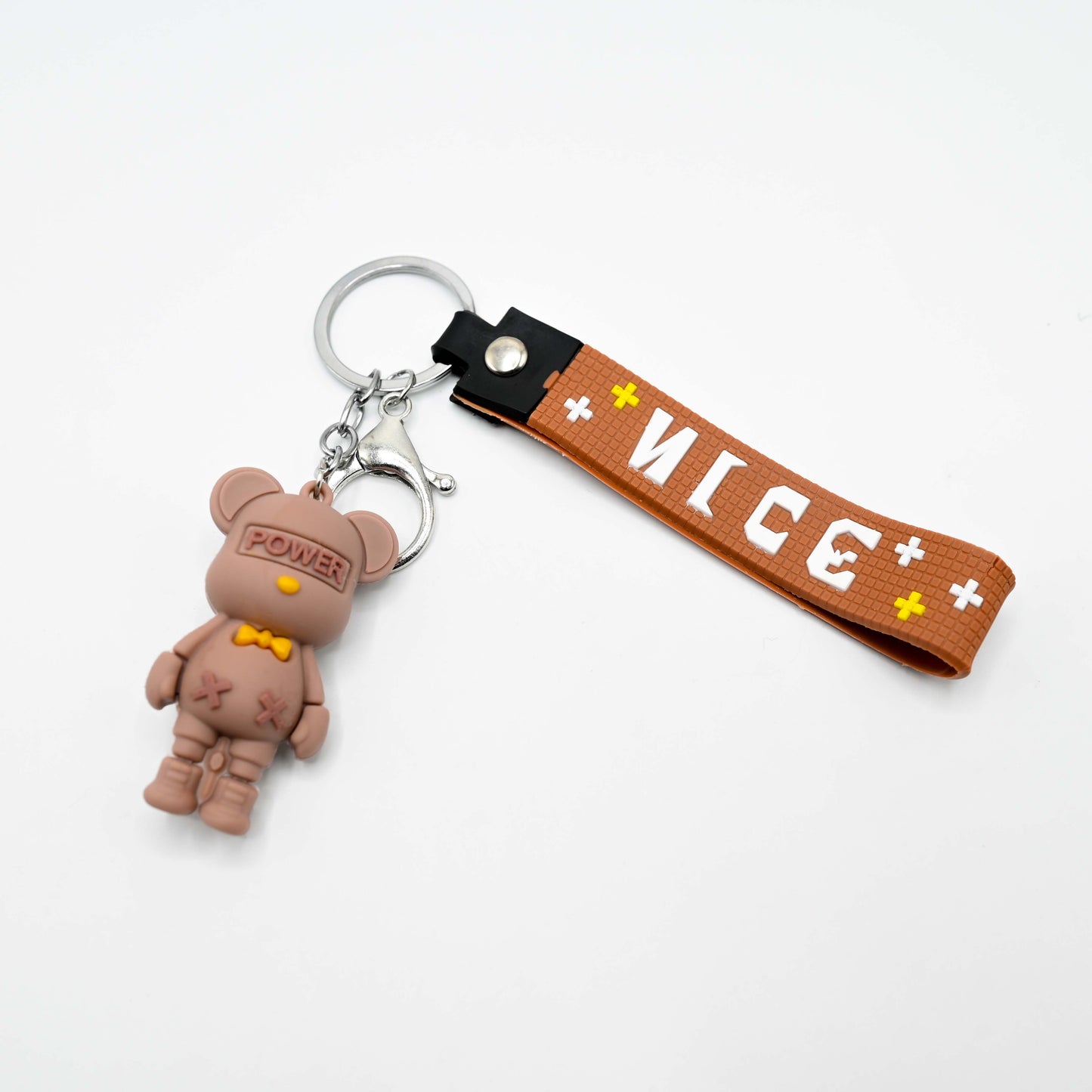 Cute Cartoon Keychain with Rubber Strap (JB-02)