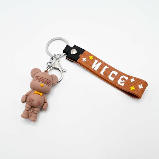 Cute Cartoon Keychain with Rubber Strap (JB-02)