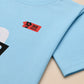 Never Give Up Graphic Printed Sky Blue T-Shirt for Kids - kids clothing by New Outfit Pakistan - image 2