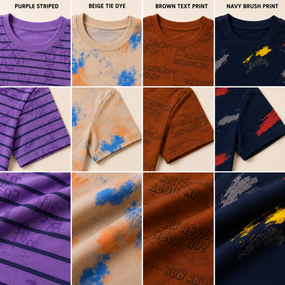 Boys Summer Outfit Set – Pack of 4 (EB-294)