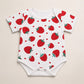 Baby Strawberry Print Romper – Premium Jersey Fabric - kids clothing by New Outfit Pakistan - image 2