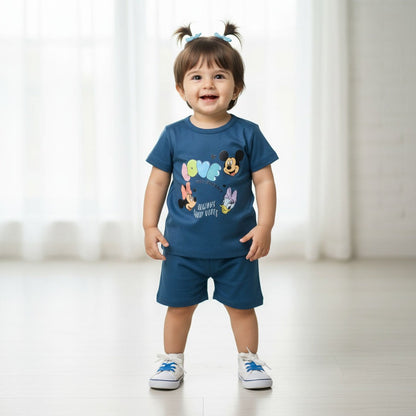 Baby Girls T-Shirt & Shorts Set – Fun Friends