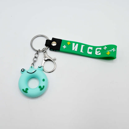 Cute Elephant Keychain with Rubber Strap (JB-04)