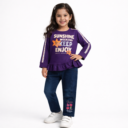 Girl Full Sleeve Suit (JB 5064)