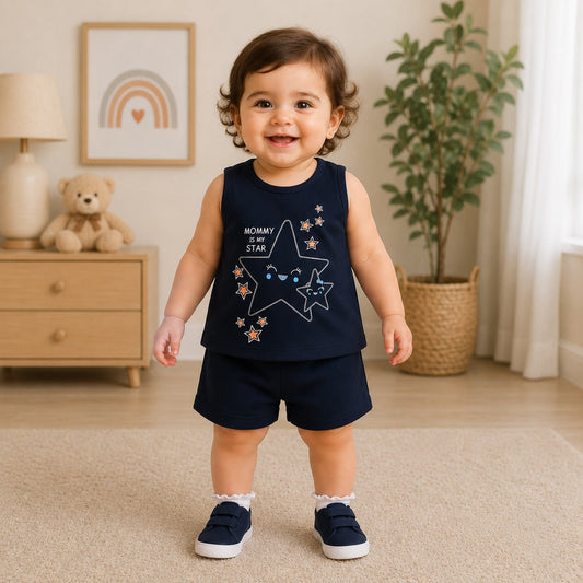 Baby Girl T-Shirt  Shorts Set