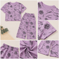Girls Lavender Abstract Printed Co-Ord Set EG-162 - kids clothing by New Outfit Pakistan - image 4