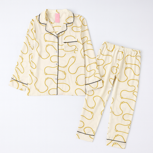 Women Night Suit (Gold chain)