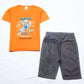 Boys Half Sleeves 2 Piece Suit | Fun & Comfortable Summer Wear - kids clothing by New Outfit Pakistan - image 5