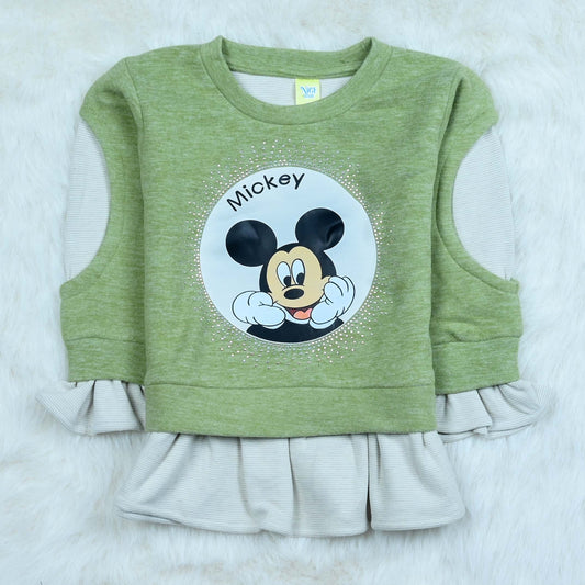 Girls Full Sleeve Suit 2-Pcs Set - kids clothing by New Outfit Pakistan - image 3