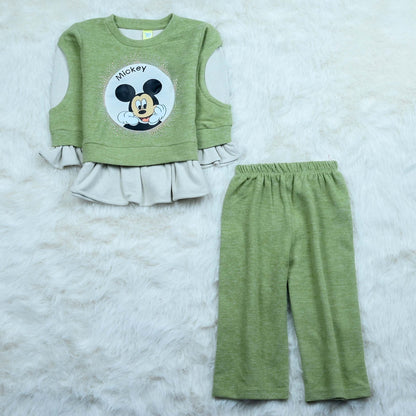 Girls Full Sleeve Suit 2-Pcs Set (5200)