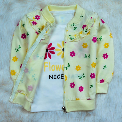Girls Full Sleeve Suit 3 - pcs (5189)